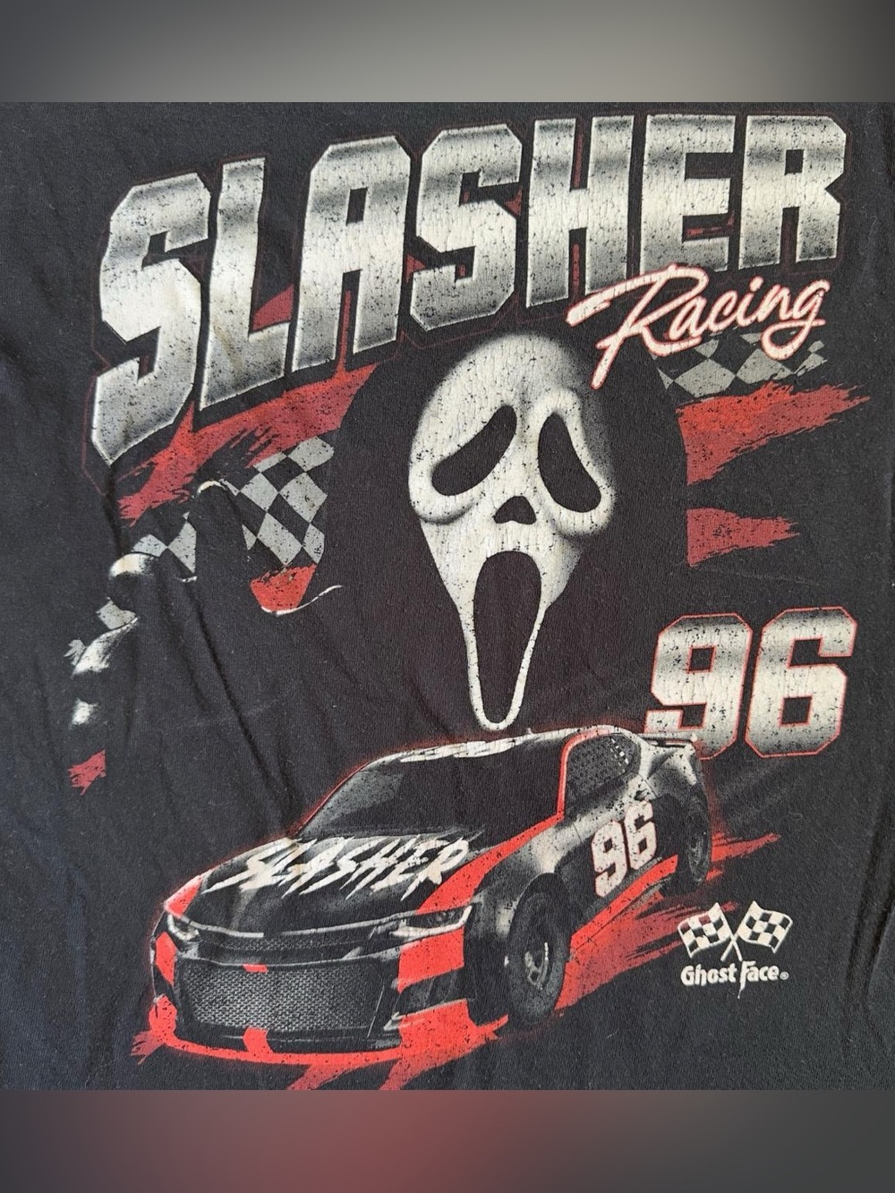 “Scream” Ghostface Slasher Racing T-shirt - Picture 4 of 4